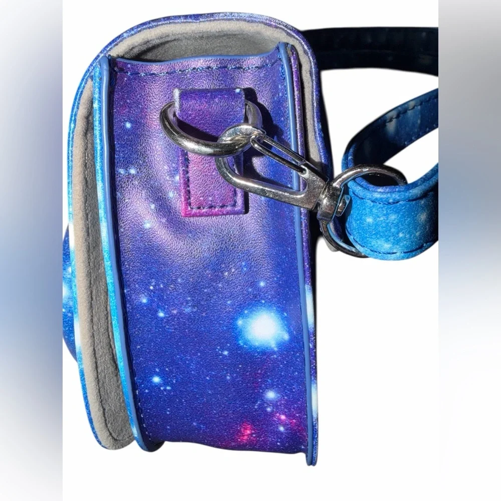 Galaxy Print Instax Mini 9 crossbody bag